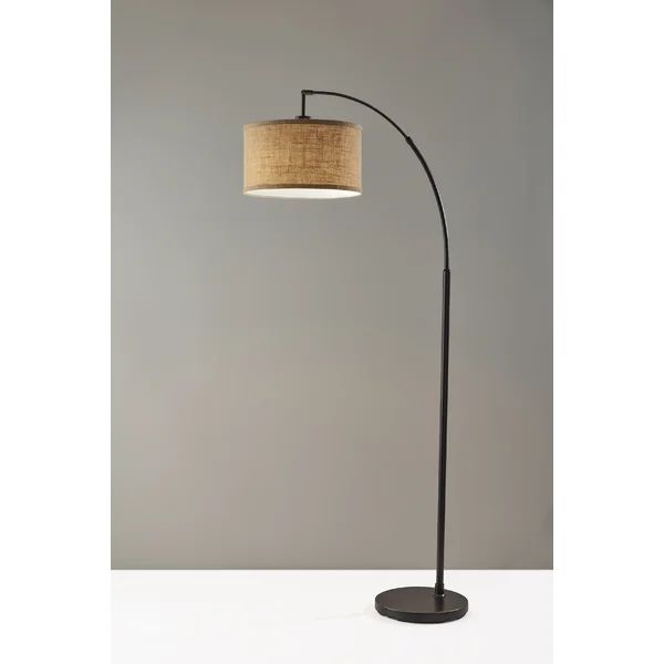 Aukerman 68'' Dark Bronze/Brown Arched/Arc Floor Lamp | Wayfair North America