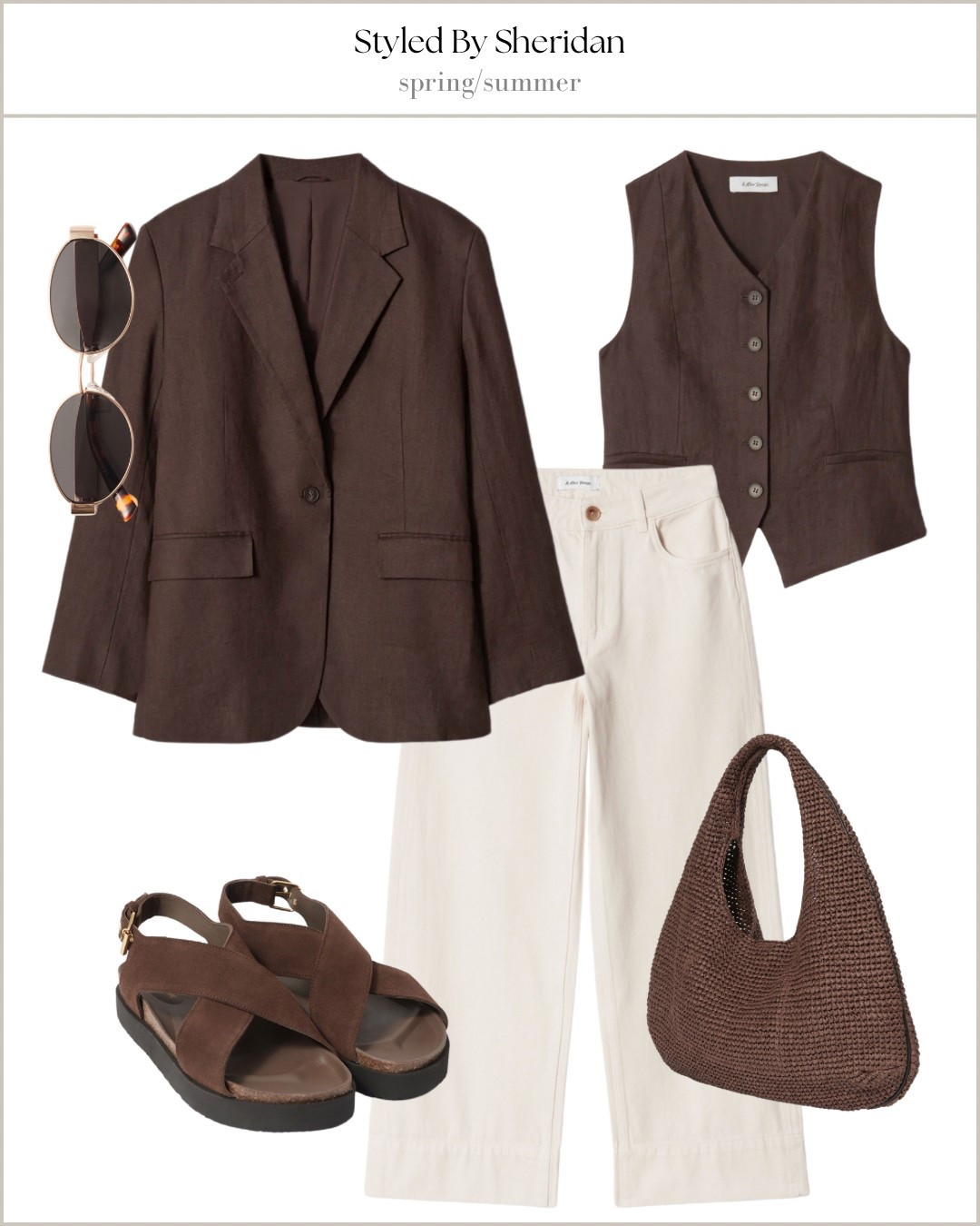 Spring outfit idea styling chocolate brown 


#LTKstyletip #LTKspring #LTKsummer