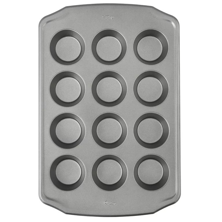 Wilton Bake It Better Non-Stick Muffin Pan, Steel, 12-Cup | Walmart (US)