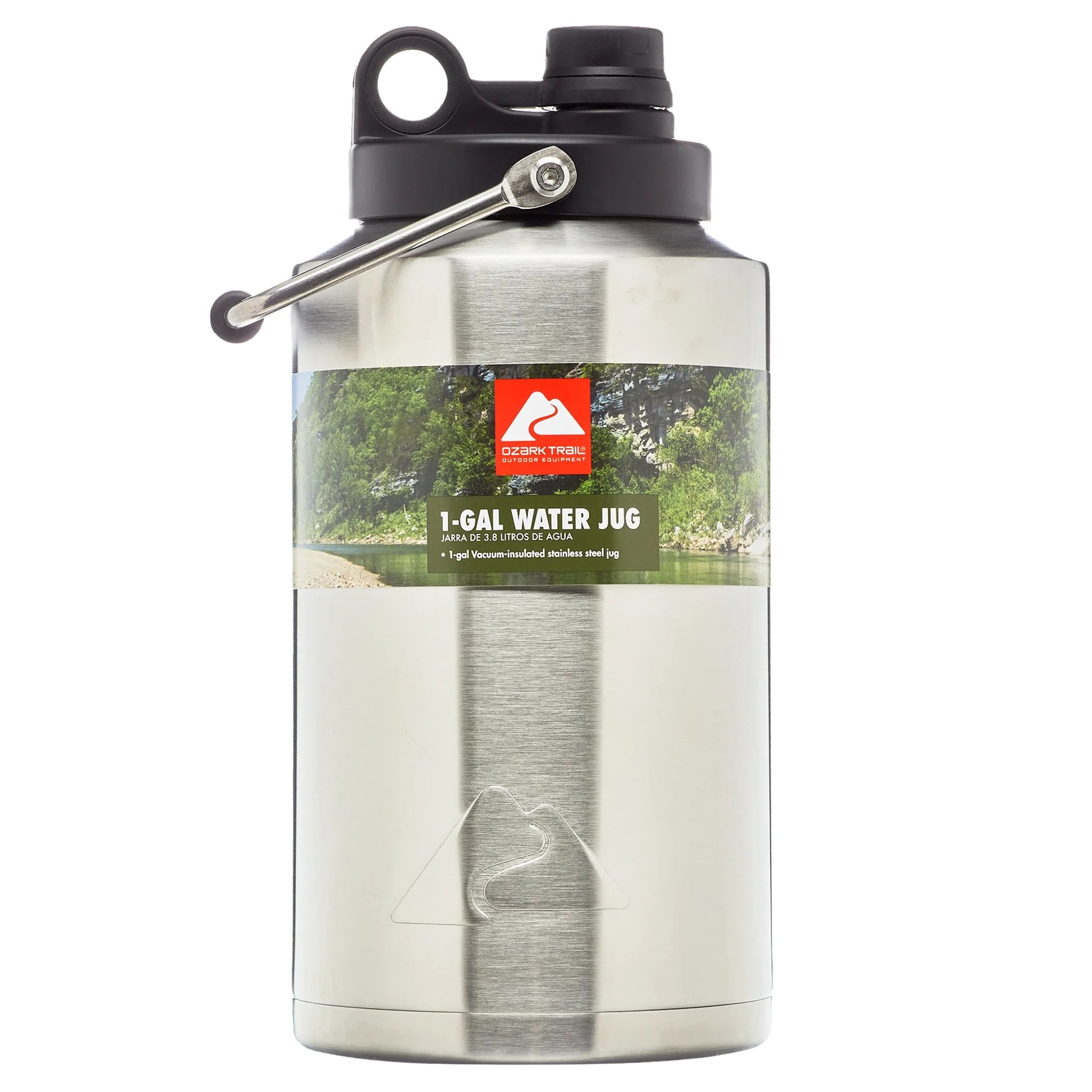 Ozark Trail Stainless Steel 1 Gallon Water Jug - Walmart.com | Walmart (US)