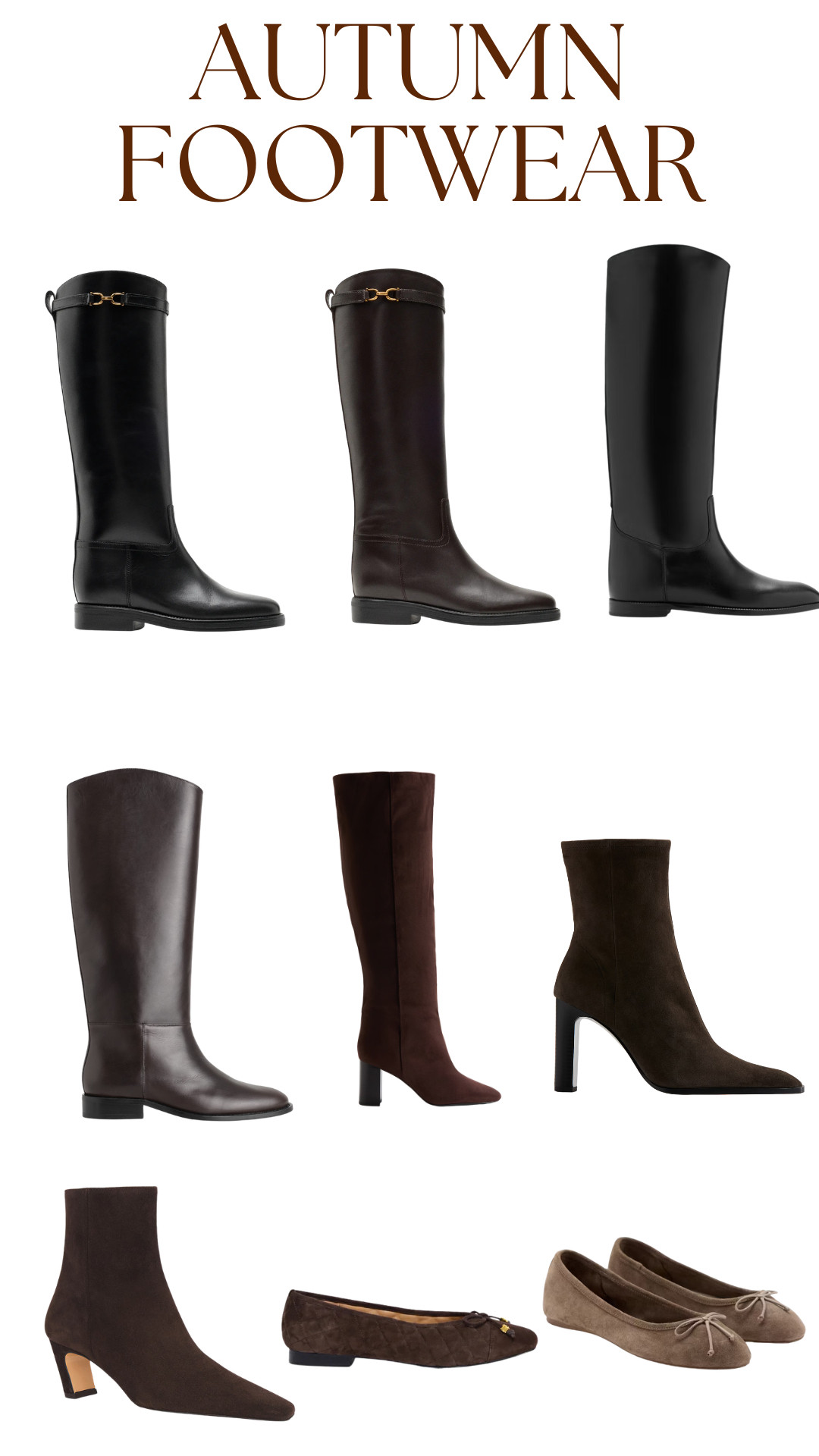 Autumn footwear - love these boots and ballet flats 

 

#LTKuk #LTKeurope #LTKshoes