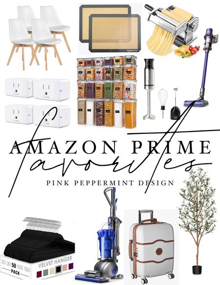 Amazon prime day favorites. 
Luggage | faux tree | olive tree | dining chairs | vacuum | silpat | Dyson | Dyson animal | velvet hangers | pasta maker | smart plugs 

#ltkunder50 #ltksalealert 

#LTKxPrimeDay #LTKFind #LTKunder100