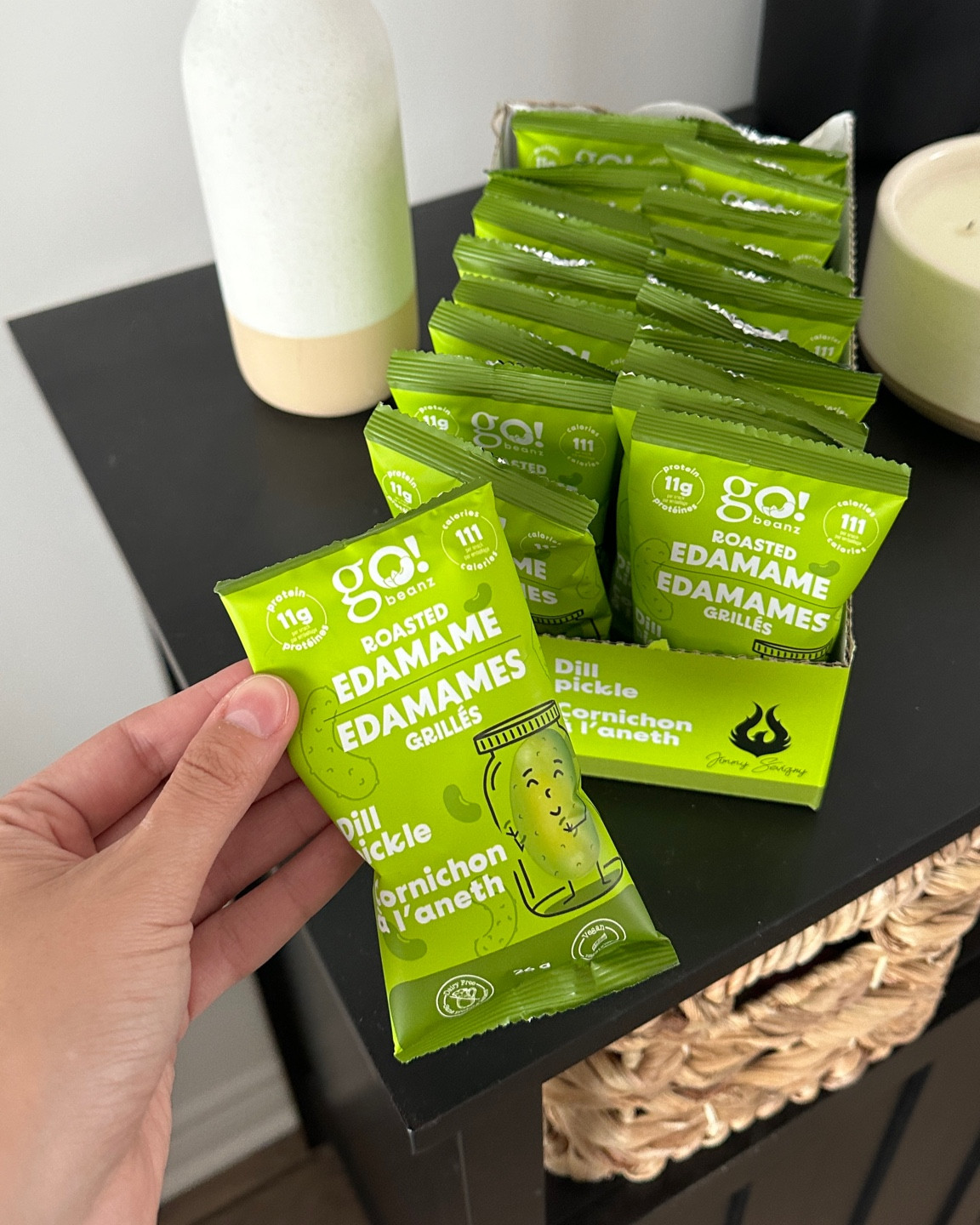 If you’re looking for a healthy snack and you love pickle seasoning, you have to try this!! 🤤