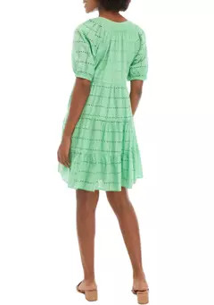 Women's Short Sleeve Peasant Dress | Belk
