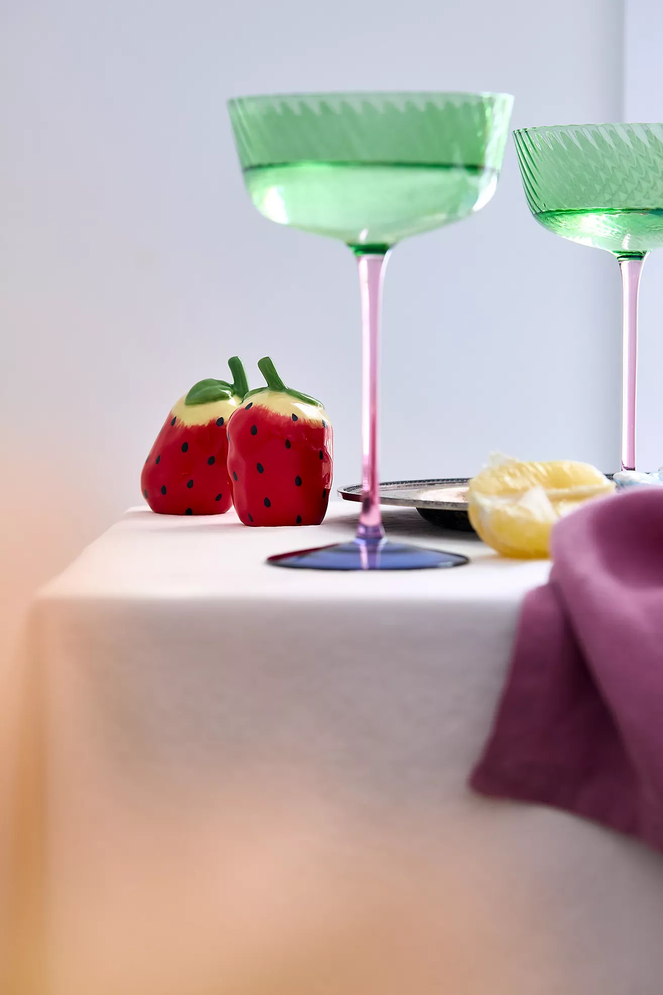 Javi Coupe Glasses, Set of 4 | Anthropologie (US)