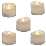 Homemory Flameless Tea Lights Candles, Last 5days Longer Battery Operated LED Votive Candles, 12 ... | Amazon (US)