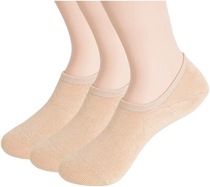 Again 1231 Women’s 3-6 pairs Thin Casual Non-Slip No Show Ankle Socks | Amazon (US)