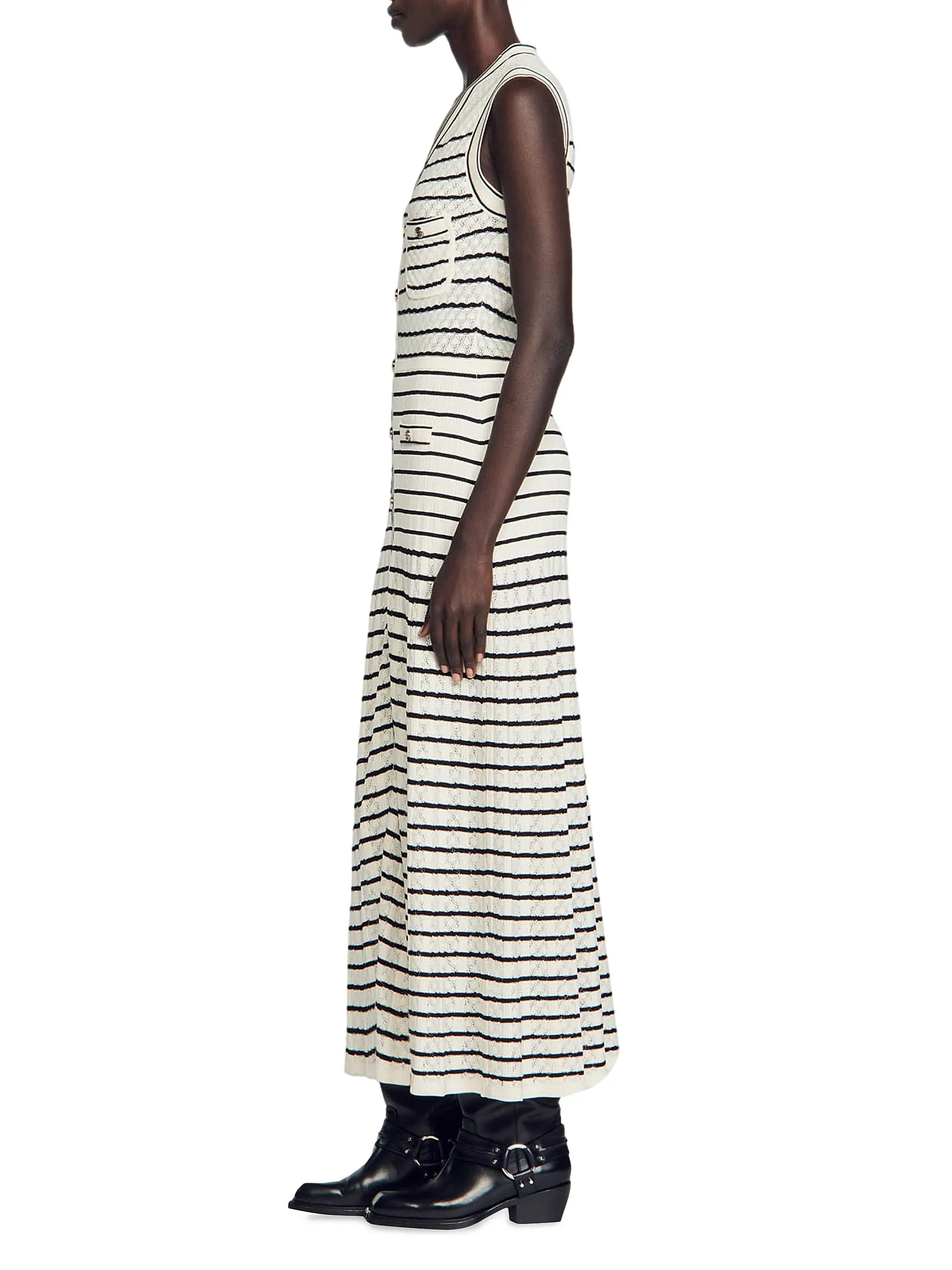 Striped Knit Midi Dress | Saks Fifth Avenue