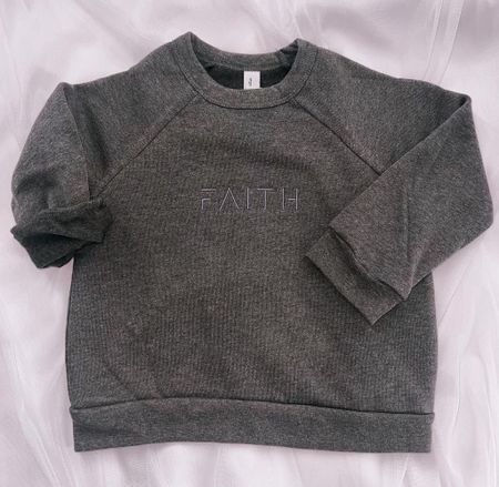 Toddler faith crewnecks 

#LTKfindsunder50 #LTKkids #LTKbaby