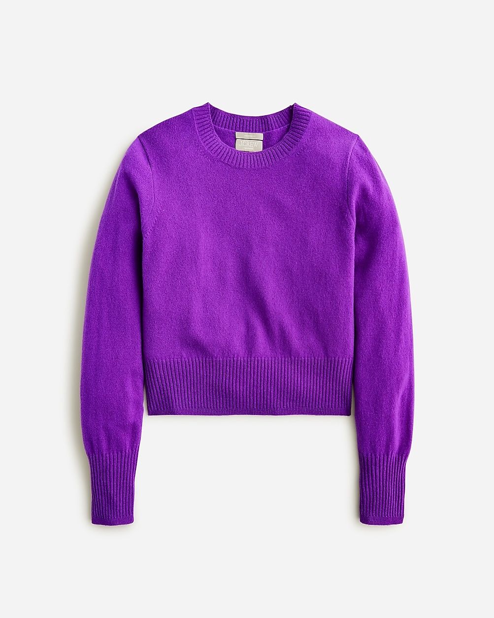 Cashmere shrunken crewneck sweater | J.Crew US