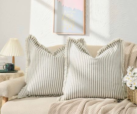 Spring Neutral Pillow Cover
