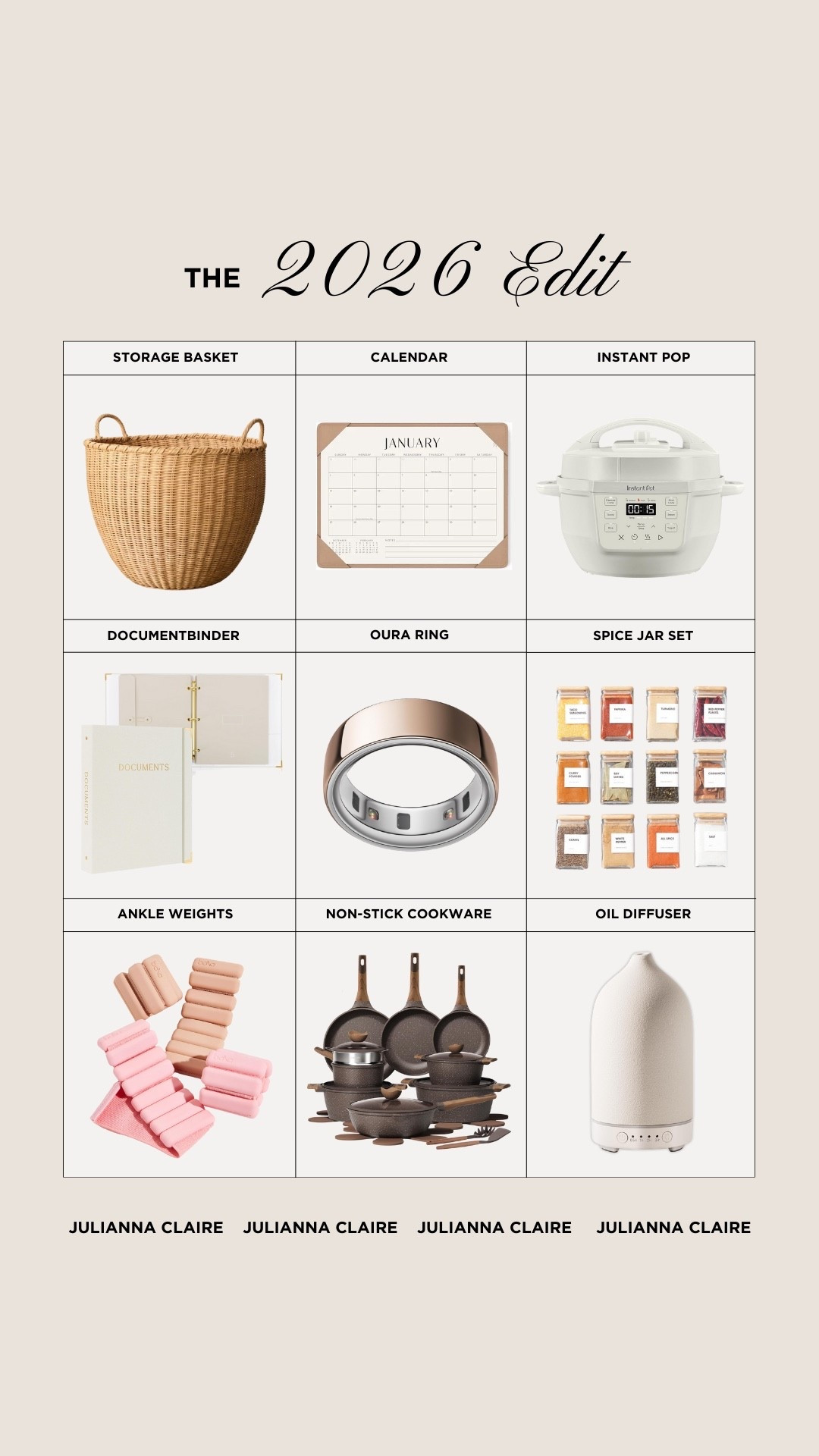 2026 essentials for the new year! 

#LTKselfcare #LTKHome #LTKfitnessgoals