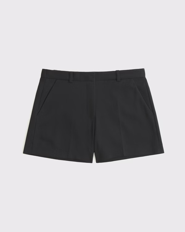 Mid Rise Tailored Short | Abercrombie & Fitch (US)