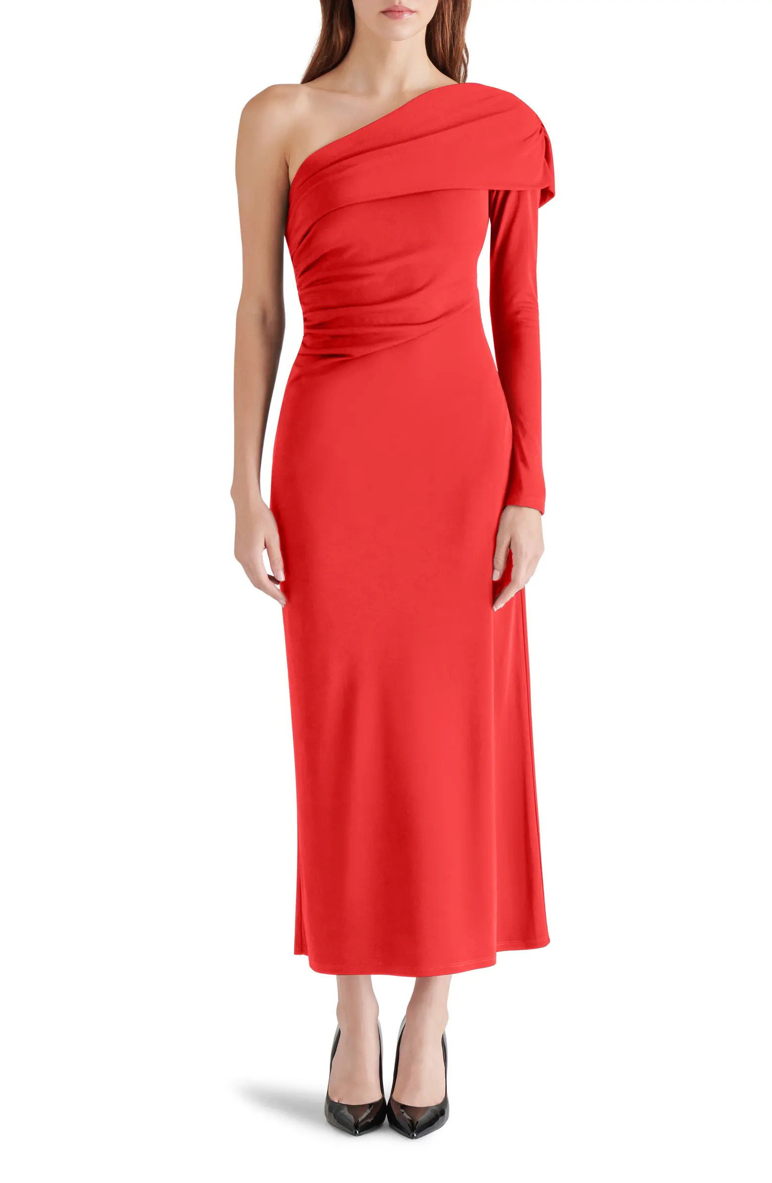 Steve Madden York One Shoulder Jersey Dress | Nordstrom | Nordstrom
