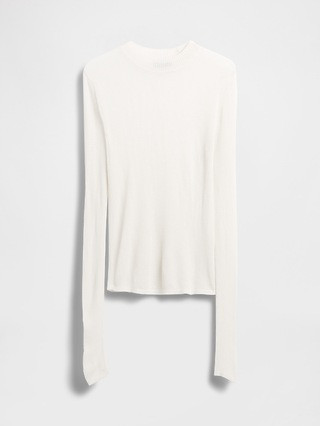 High-Neck Sheer Sweater | Gap (US)
