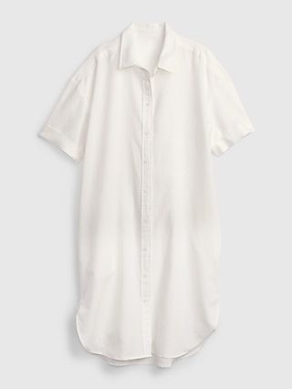 Linen-Cotton Shirtdress | Gap (US)