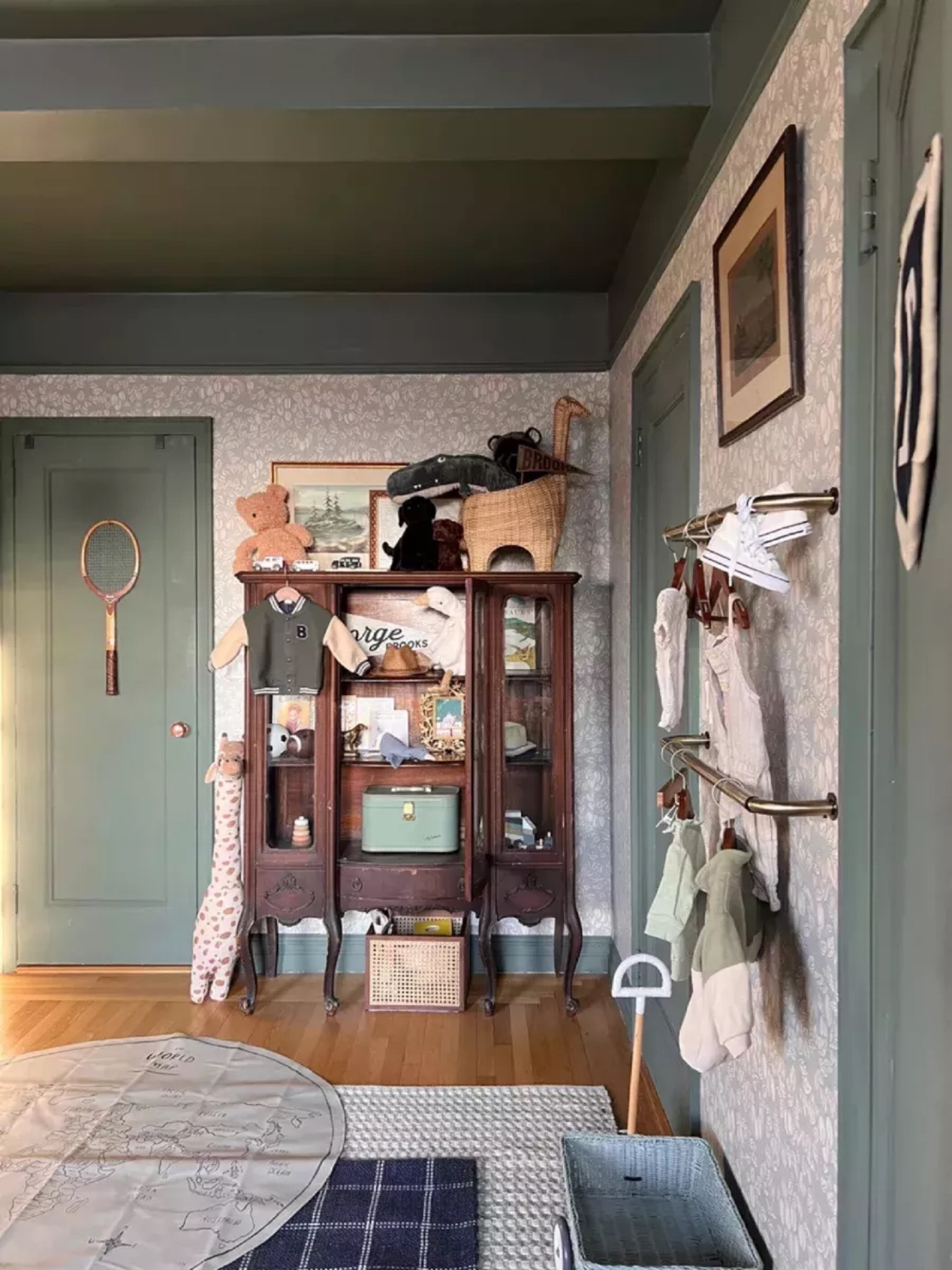nursery decor / kids room (cabinet is an antique find, linking a similar one) 

#LTKbaby #LTKhome #LTKkids