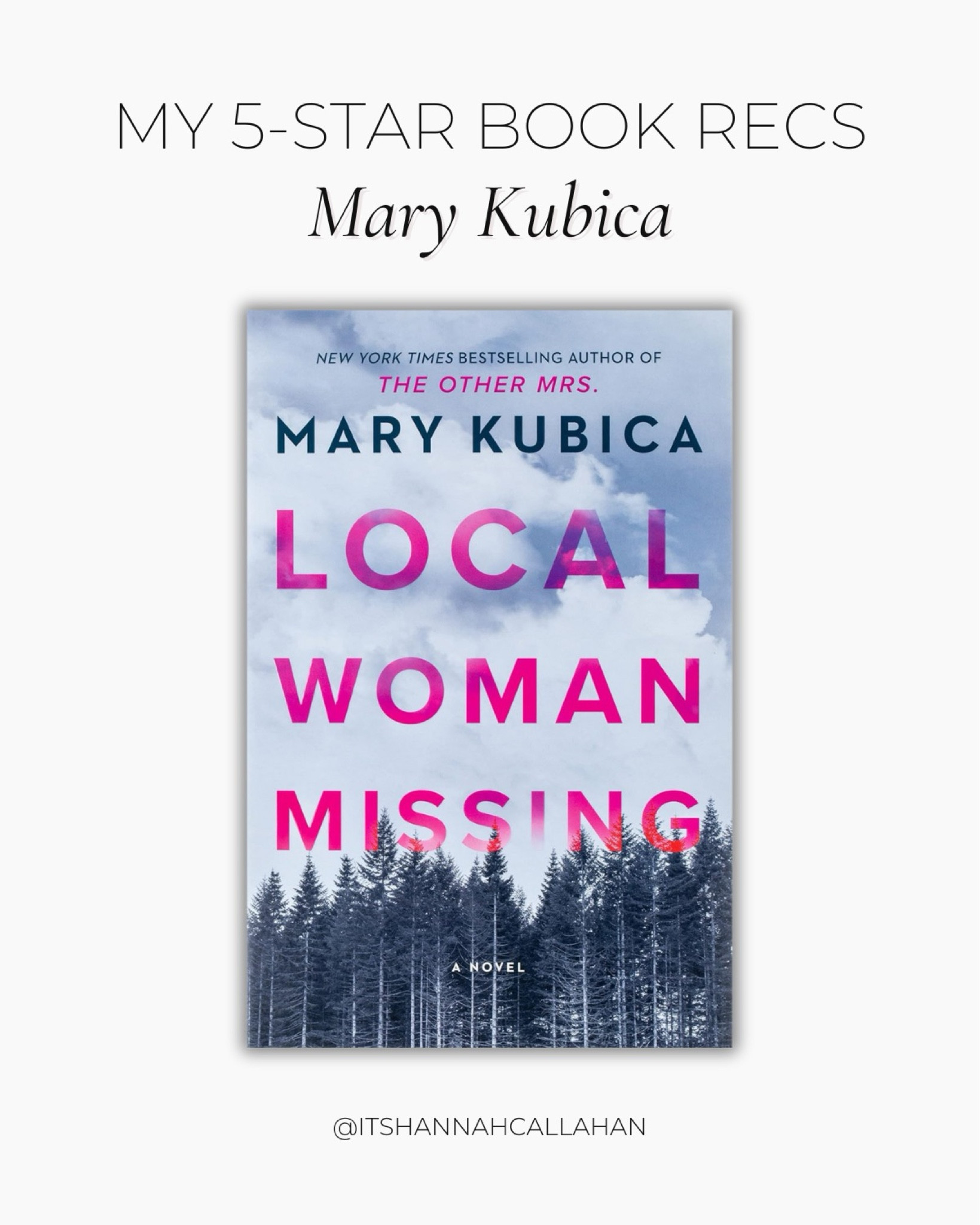 Local Woman Misskng by Mary Kubica is SO good! A page-turner mystery/thriller/suspense that I couldn’t put down! Highly recommend!!

#LTKFindsUnder50 #LTKTravel