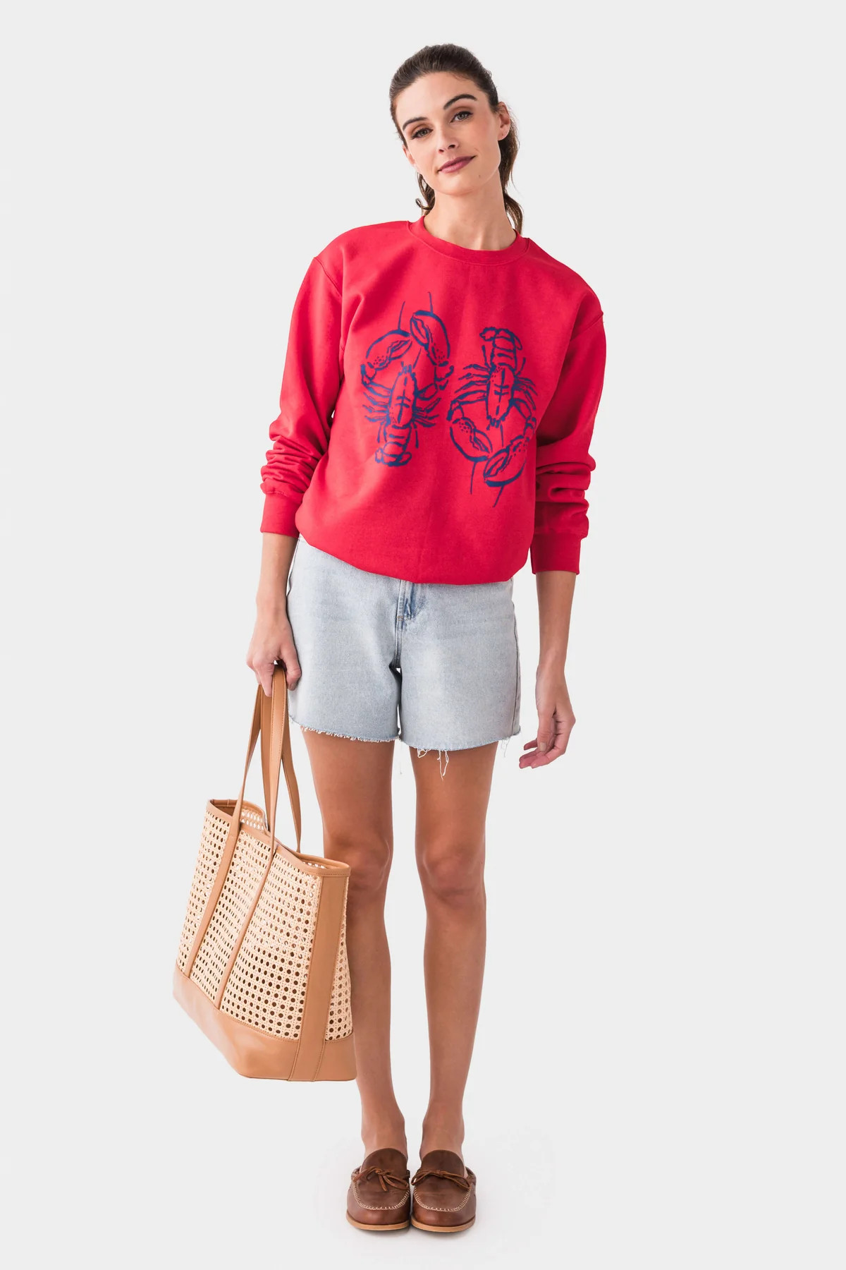 Coastal Aesthetic Lobster Sweatshirt | Social Threads