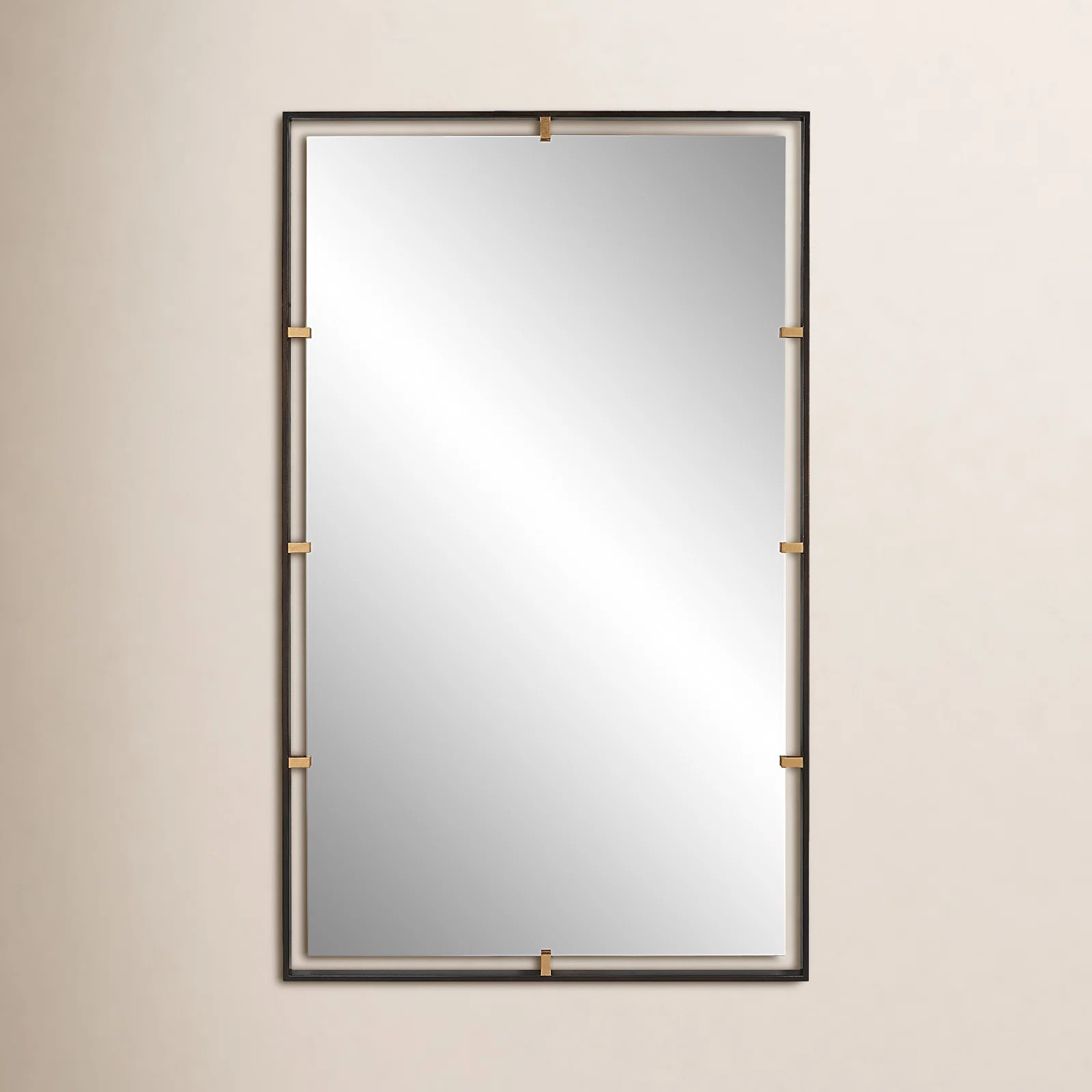 Amina Metal Rectangle Wall Mirror | Wayfair North America