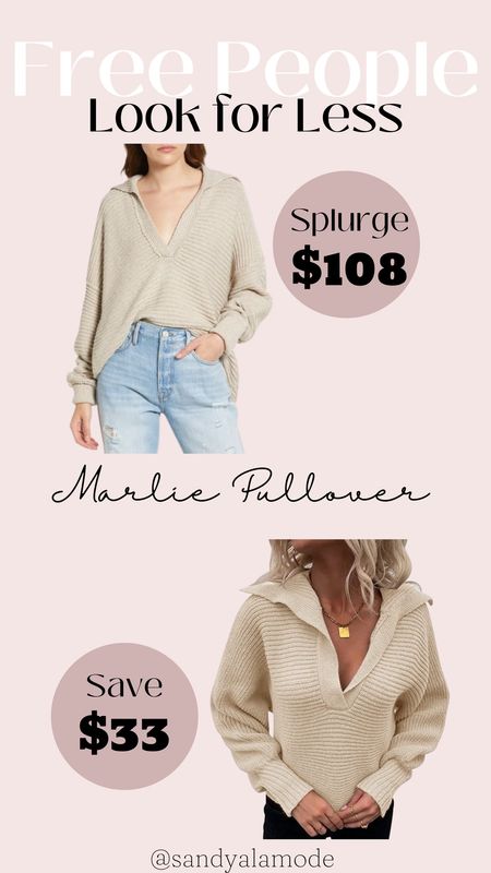 Free people look for less!

Marlie pullover, sweater, free people dupe

#LTKSeasonal #LTKstyletip #LTKfit