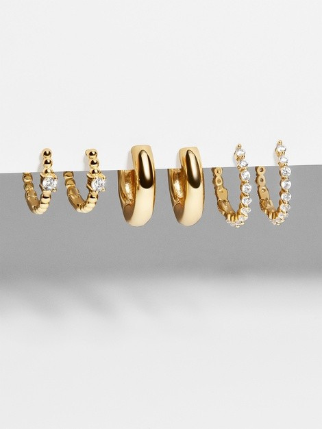 Lauren 18K Gold Earring Set | BaubleBar (US)