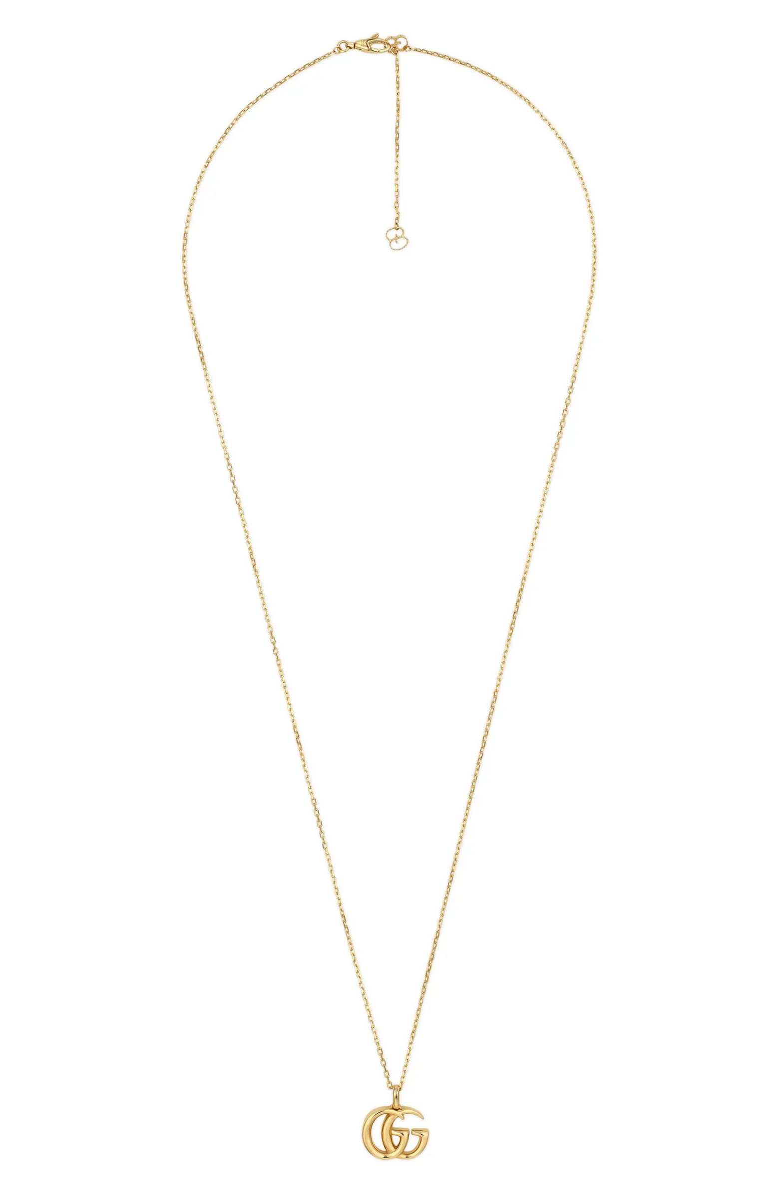 Gucci Double-G Pendant Necklace | Nordstrom | Nordstrom