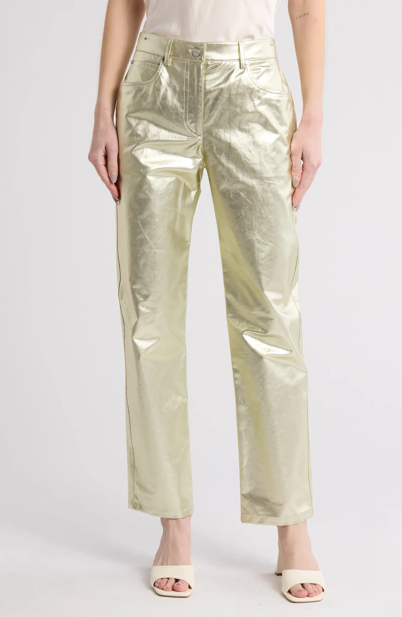 Pony Boy Metallic Nonstretch Cotton Jeans | Nordstrom Rack