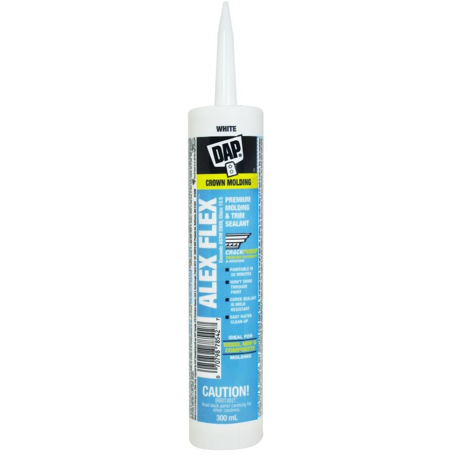 DAP Alex Flex Premium Molding & Trim Latex Sealant - White, 300 ml | Home Hardware