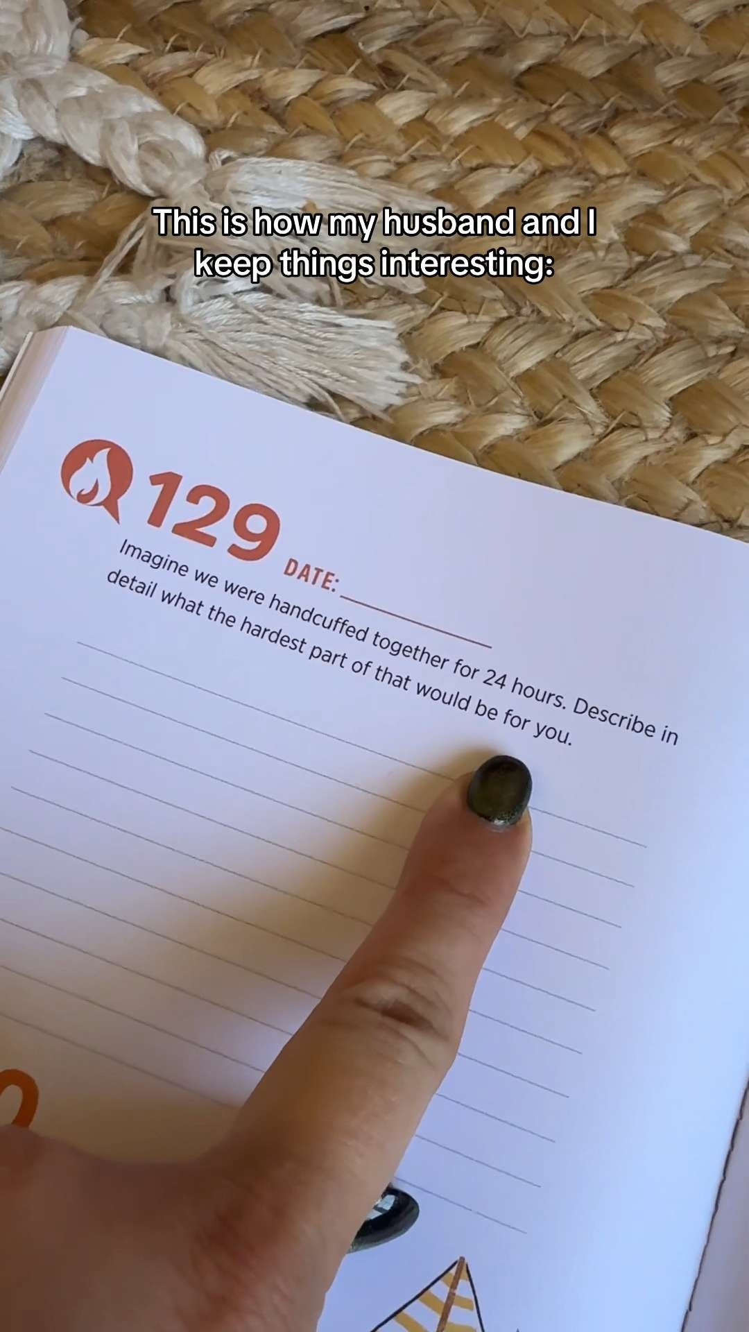 A simple way to stay connected without needing big conversations or special plans. The daily questions make it feel natural to learn each other all over again. 

 #LTKdayinmylife #LTKselfcare #LTKvlog