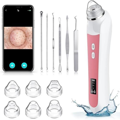 Blackhead Remover Vacuum, USB Interface Type Pore Vacuum, Black Head Extractions Tool with Camera... | Amazon (US)