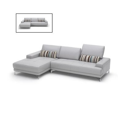 Beverly Hills Furniture Urban Gray LHF Chaise Sectional with | The Mine