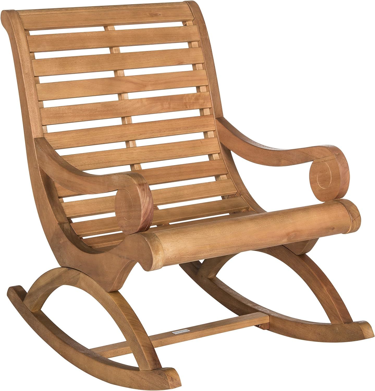 Safavieh Outdoor Collection Sonora Rocking Chair, Teak Brown | Amazon (US)
