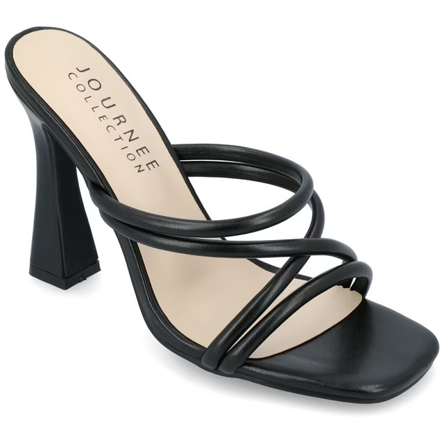 Journee Collection Womens Louisse Tru Comfort Foam High Heel Open Toe Pumps | Walmart (US)