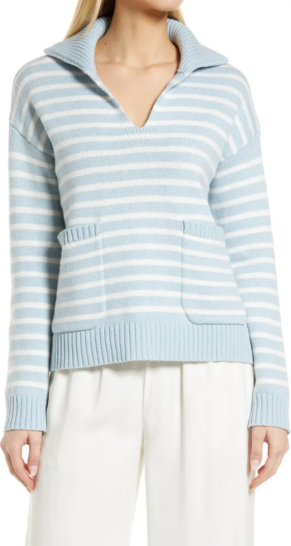 Collared Stripe Sweater | Nordstrom