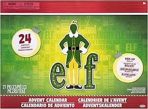 Jakks Holiday Elf Advent Calendar, Enjoy 24 Days of Fun Collectible Surprise Figures | Amazon (US)