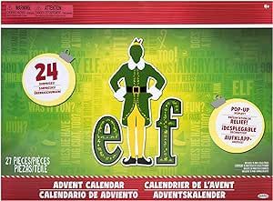 Jakks Holiday Elf Advent Calendar, Enjoy 24 Days of Fun Collectible Surprise Figures | Amazon (US)