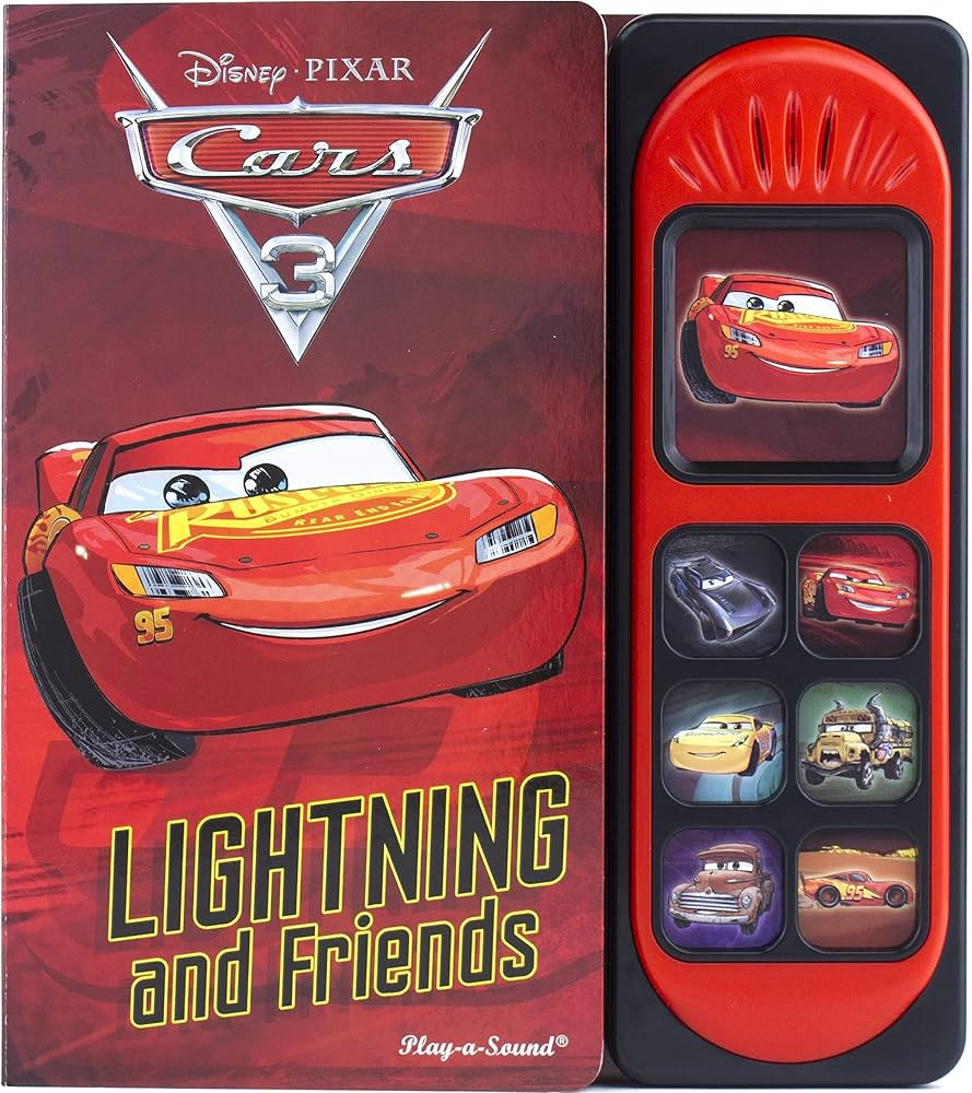 Disney Pixar Cars 3 - Lightning McQueen and Friends Little Sound Book - Play-a-Sound - PI Kids | Amazon (US)