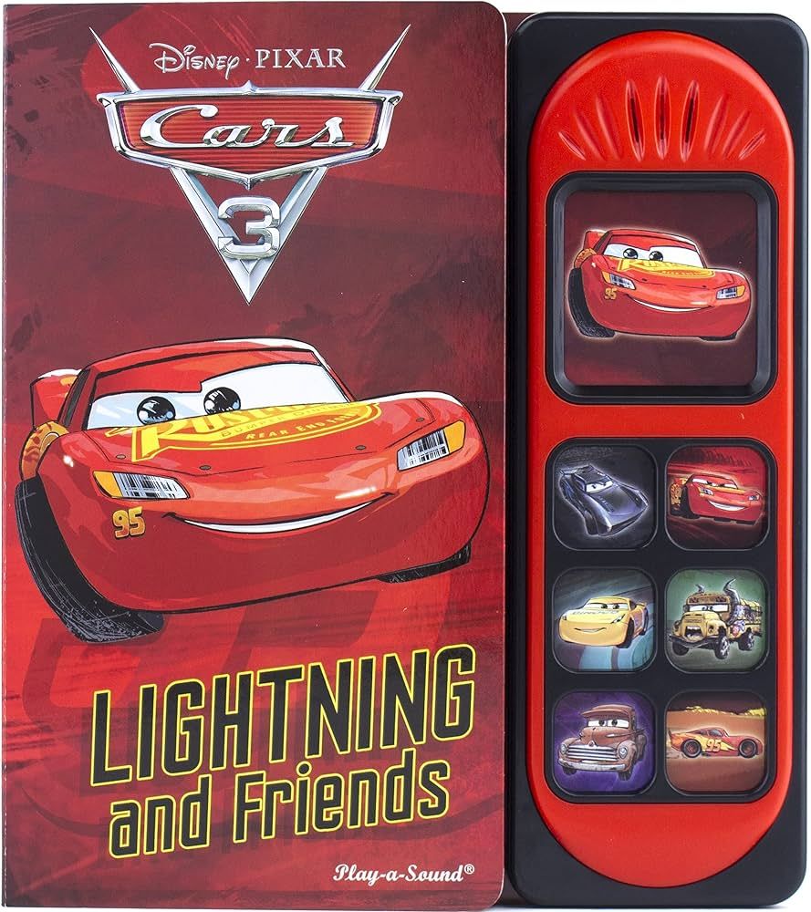 Disney Pixar Cars 3 - Lightning McQueen and Friends Little Sound Book - Play-a-Sound - PI Kids | Amazon (US)