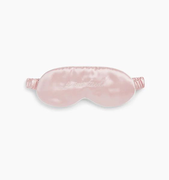 "Je Suis Tired" Silk Eye Mask | Hill House Home