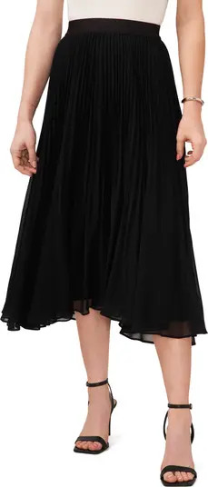 Floral Released Pleat Midi Skirt | Nordstrom