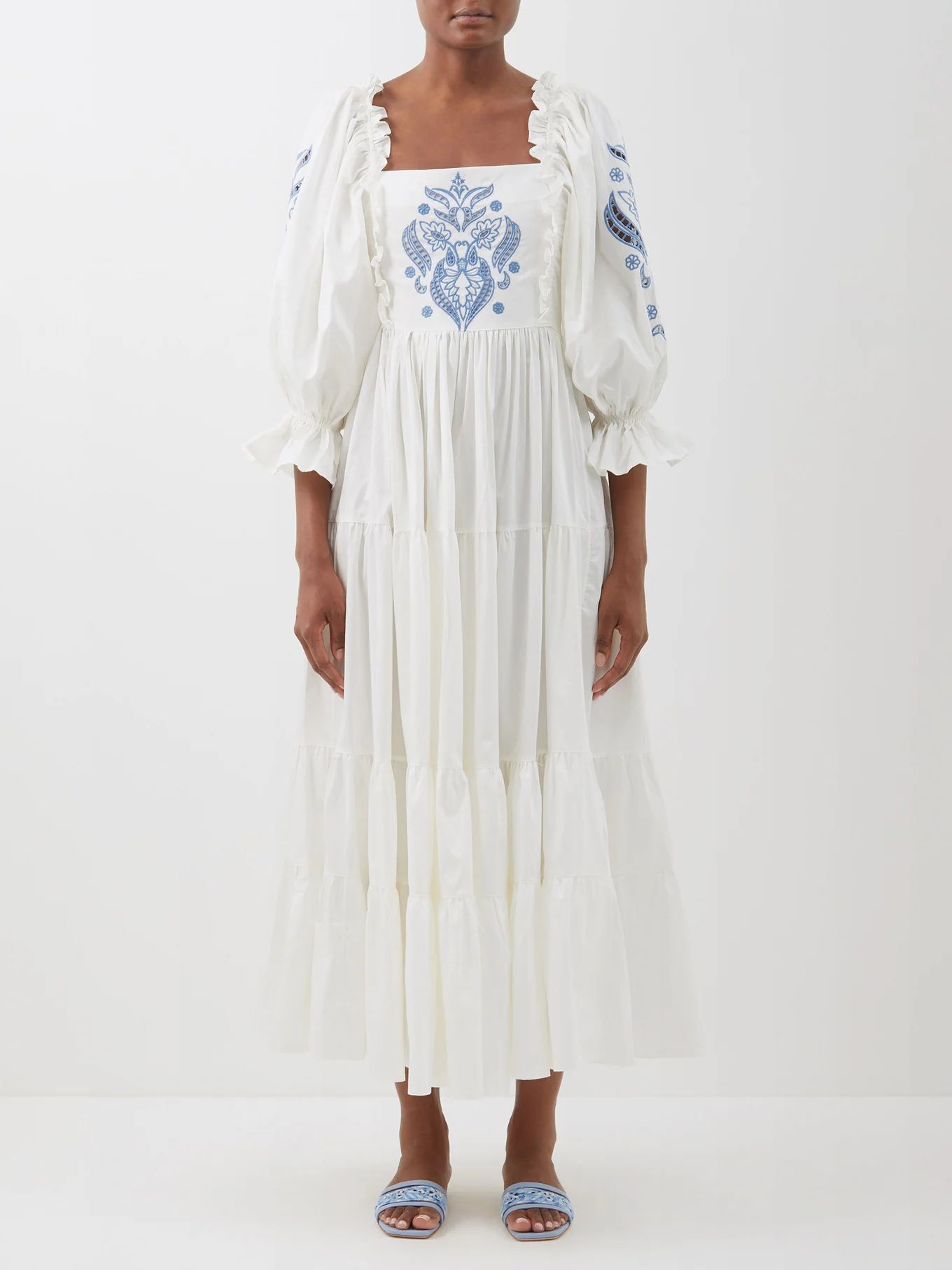 Daphne broderie-anglaise cotton maxi dress | Lug Von Siga | Matches (US)