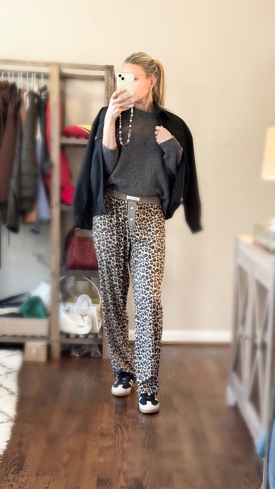 Sunny and almost 50 degrees!! My version of what wear on a mild winter day! I found a pair of these pants on Depop. Size small at a great price! Handover “ez-boyfriend Nicholas Cage” pants!

#LTKOver40 #LTKootd #LTKSaleAlert