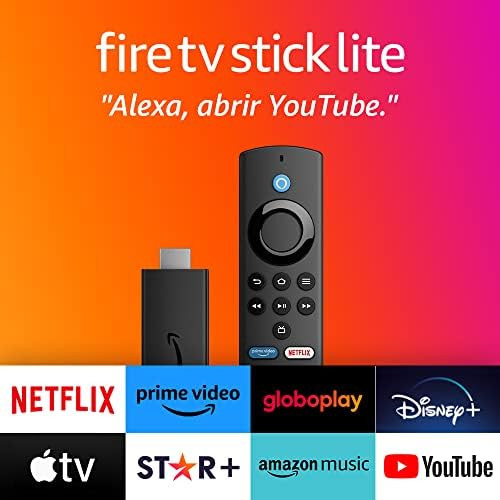 Fire TV Stick Lite | Streaming em Full HD com Alexa | Com Controle Remoto Lite por Voz com Alexa ... | Amazon (BR)