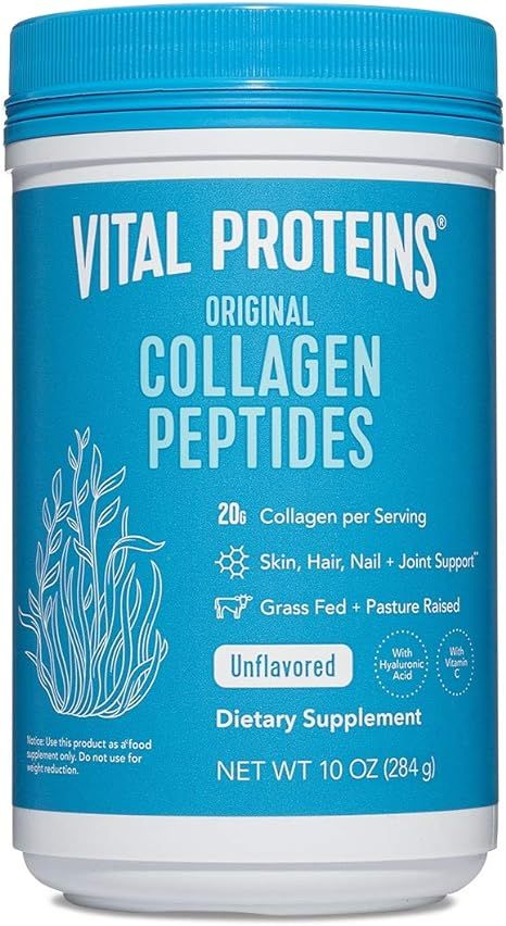 Vital Proteins Collagen Protein Powder Supplement – 10.2oz | Amazon (US)
