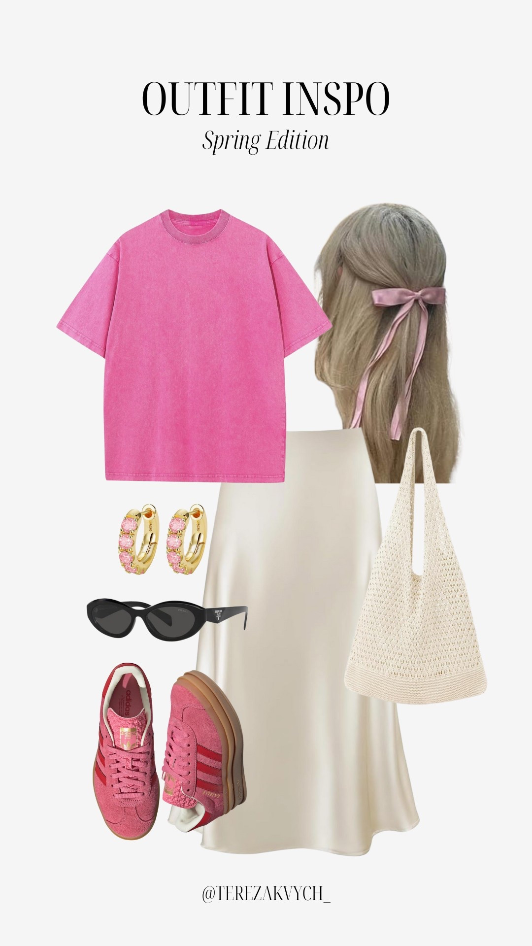 Soft Girl Spring Outfit 2025 | Girly Chic Meets Street Style

A dreamy soft girl spring outfit you’ll want to wear on repeat! 💕 This pastel combo pairs a baby pink oversized tee with a flowy white midi skirt and statement pink Adidas Sambas. Add a ribbon in your hair, a crochet tote, and cute sunnies for that Pinterest-perfect finish.

#springoutfit #softgirlstyle #pinkoutfit #adidassamba #pastelaesthetic #springfashion2025 #cutestreetstyle #crochetbags #romanticstyle #outfitinspo

#LTKSeasonal #LTKStyleTip #LTKSaleAlert
