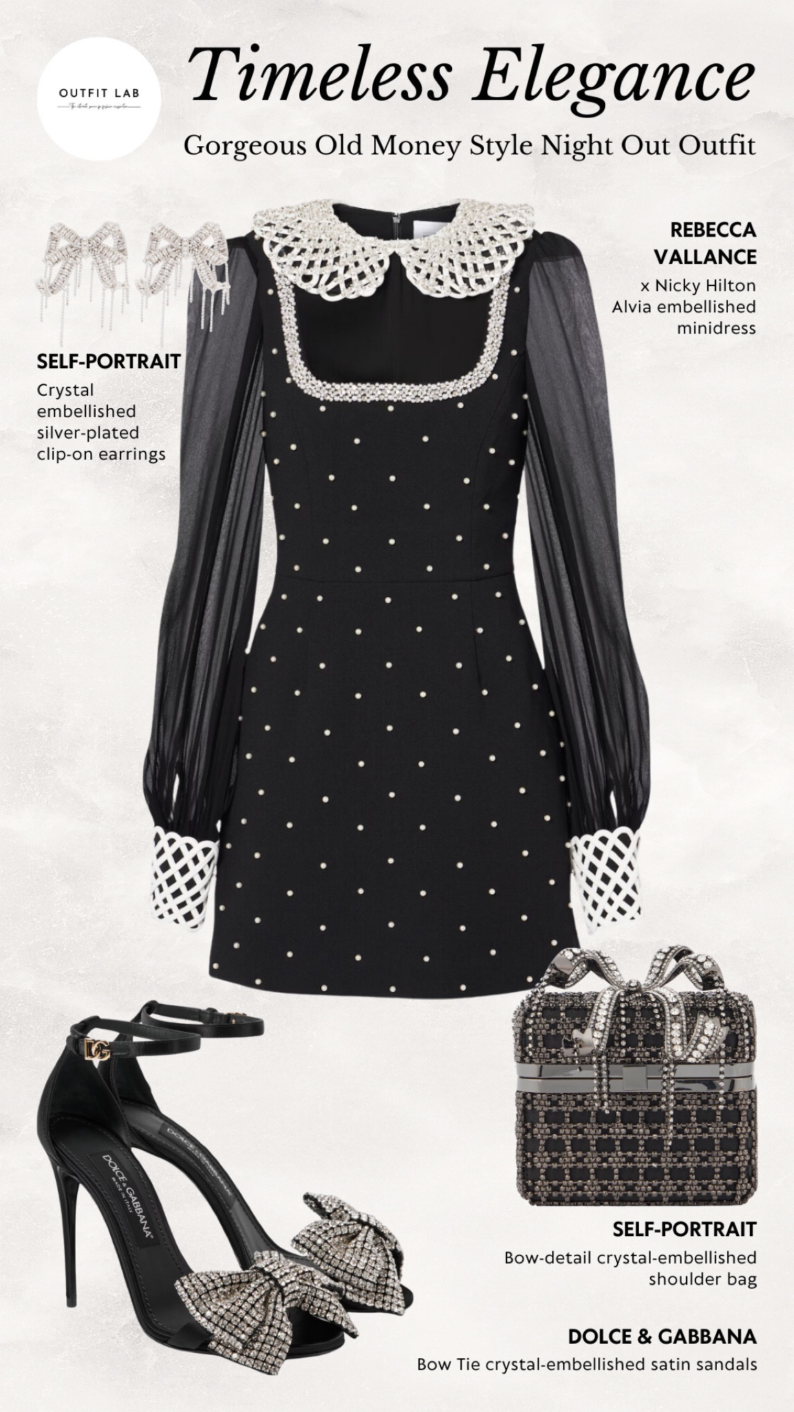 Gorgeous Old Money Style Night Out Outfit: Timeless Elegance – Shop Now!

Exude timeless elegance with this gorgeous old money style night out outfit. Featuring a sophisticated Rebecca Vallance minidress, paired with chic Dolce & Gabbana sandals for a refined look. Complete the ensemble with a stylish Self-Portrait bag and earrings. Perfect for any upscale evening, this outfit captures the essence of old money sophistication. Shop now to elevate your night out wardrobe!

#LTKStyleTip #LTKHalloween #LTKParties