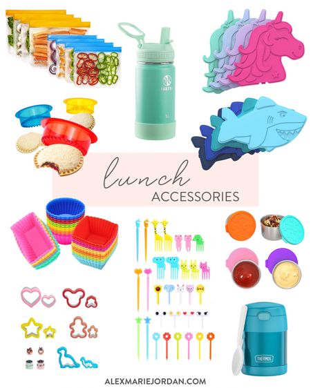 The cutest and most fun lunch box accessories for school - ice packs, food picks, small containers, water bottles, and more! 

#LTKBacktoSchool #LTKkids #LTKSeasonal