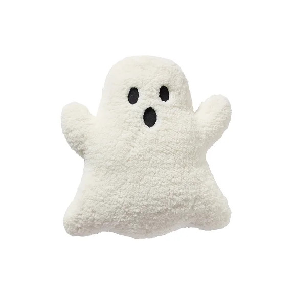 My Texas House 16" x 14" Ivory Ghost Shaped Decorative Pillow | Walmart (US)