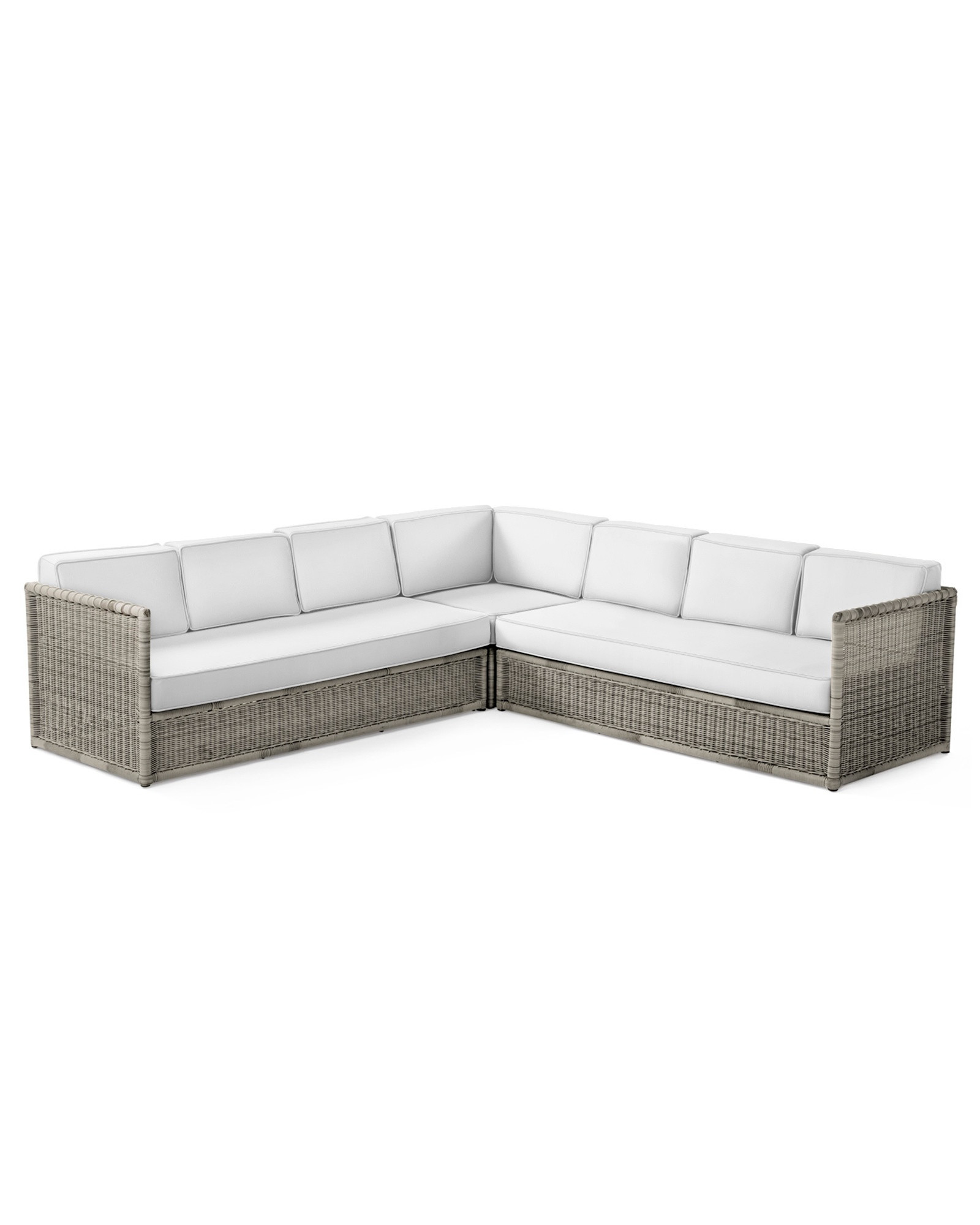 Pacifica Corner Sectional - Harbor Grey | Serena and Lily